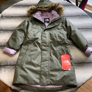 arctic swirl down jacket